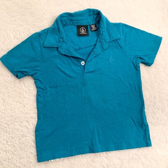 Volcom | Polo Short Sleeve Shirt Boys Size 4 Collared - Picture 2 of 9
